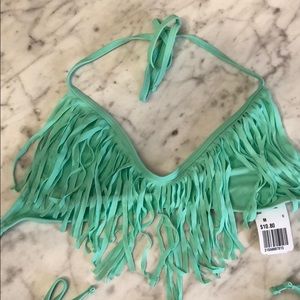 Fringe detail bikini